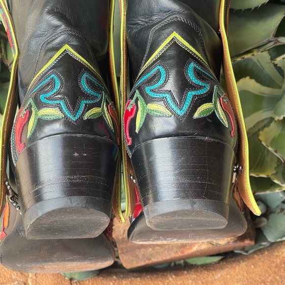 Rocket Buster Handmade Custom Leather Cowboy Boots - Picture 13 of 13